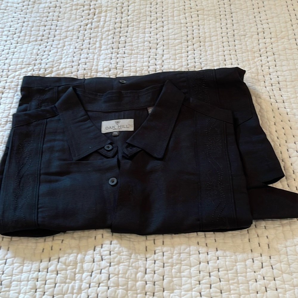 Men’s dress shirt 2XXL. Black